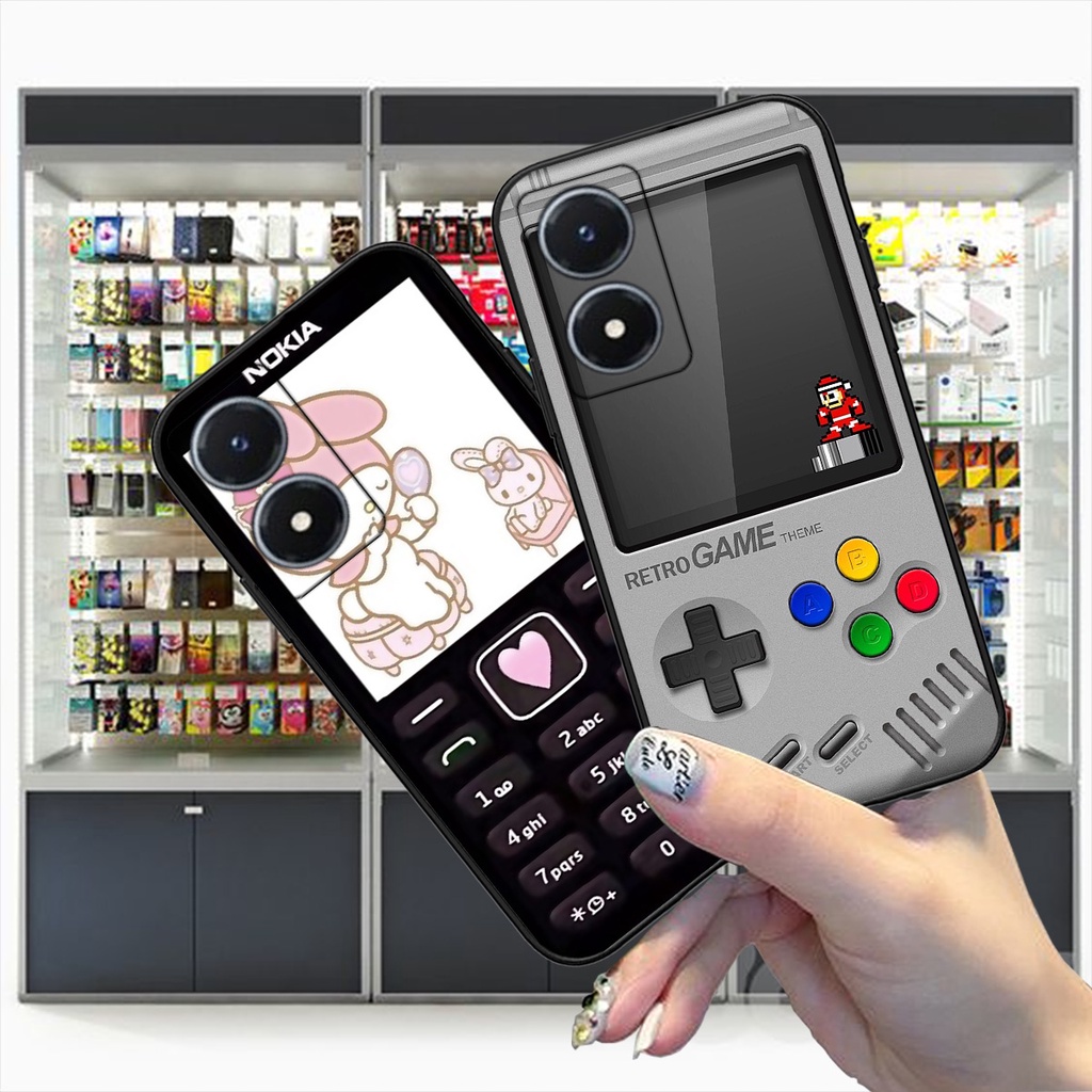 Ốp Vivo Y16 / Y02S / Y01 bộ hình điện thoại nokia huyền thoại , BTS , Vpop cute