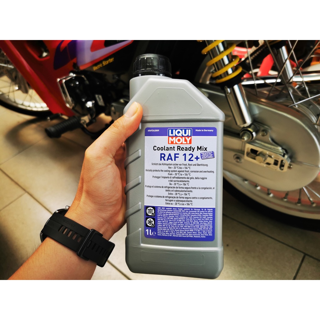 Nước Làm Mát Xe Pha Sẵn Liqui Moly Coolant Ready Mix RAF 12 Plus 6924 1 Lít