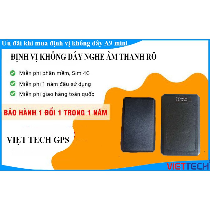 Định vị không dây A9 mini giám sát xe máy ô tô, Thiết bị nhỏ gọn có nam châm hít rất chắc. Giá sỉ mua ngay