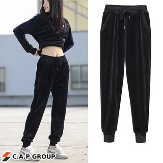 Quần Jogger nữ nhung lót lông cừu siêu ấm - LS090-120