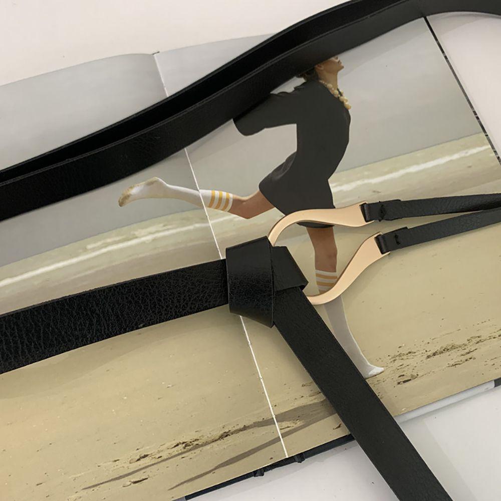 DANES Thắt Lưng Da PU Thiết Kế Đơn Giản