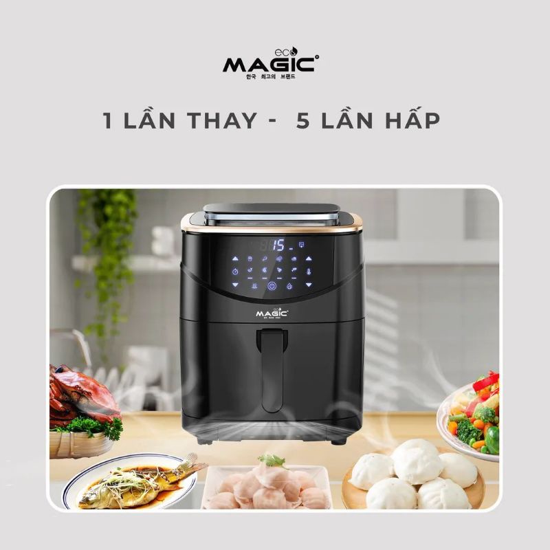 NỒI CHIÊN HẤP CAO CẤP S07 PRO - VỪA CHIÊN VỪA HẤP MỚI THÔNG MINH