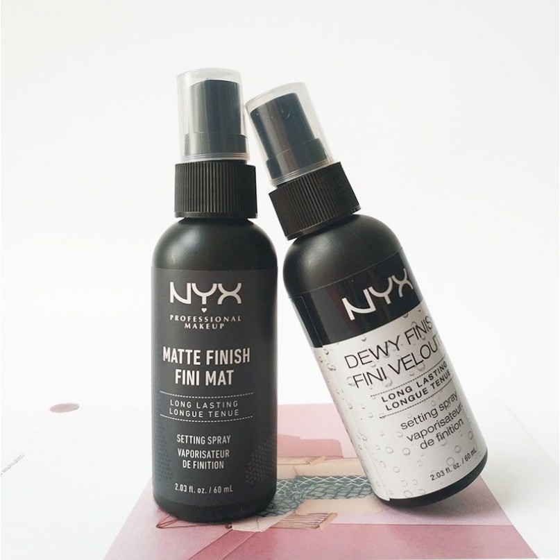Nyx Chai Xịt Khóa Lớp Trang Điểm Dưỡng Ẩm Kiểm Soát Dầu Chống Nước Chống Mồ Hôi 60ml Tiện Dụng