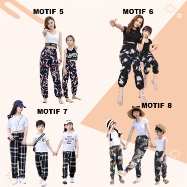 Quần jogger Cotton lụa phong cách bohemian Hàn Quốc cho nữ