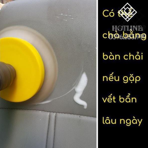 [Giảm giá]  Chai xịt bọt vệ sinh đồ da Flamingo làm sạch ghế da , nội thất ô tô - Làm sạch ghế da, nỉ, taplo