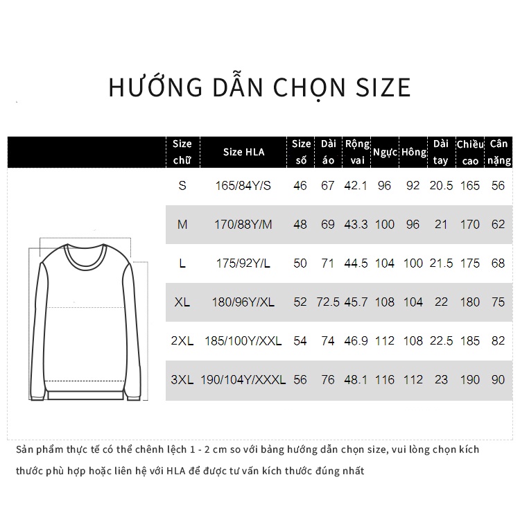 HLA - Áo Thun Polo Nam Phối Chữ English Letters Printed POLO Shirt