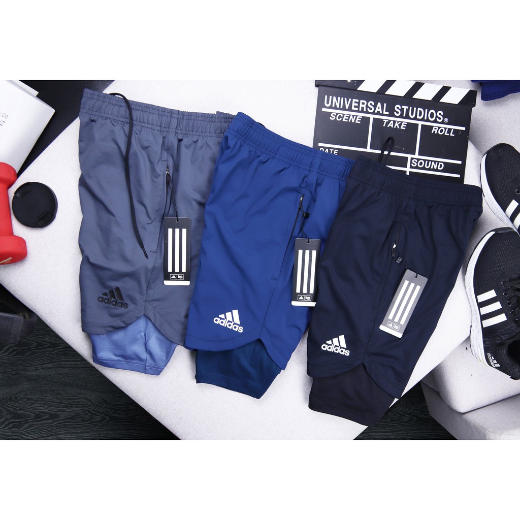 Quần Short Thể Thao Nam, Quần Tập Gym Khóa Dây Kéo Cao Cấp= MT-Q192 - VNXK