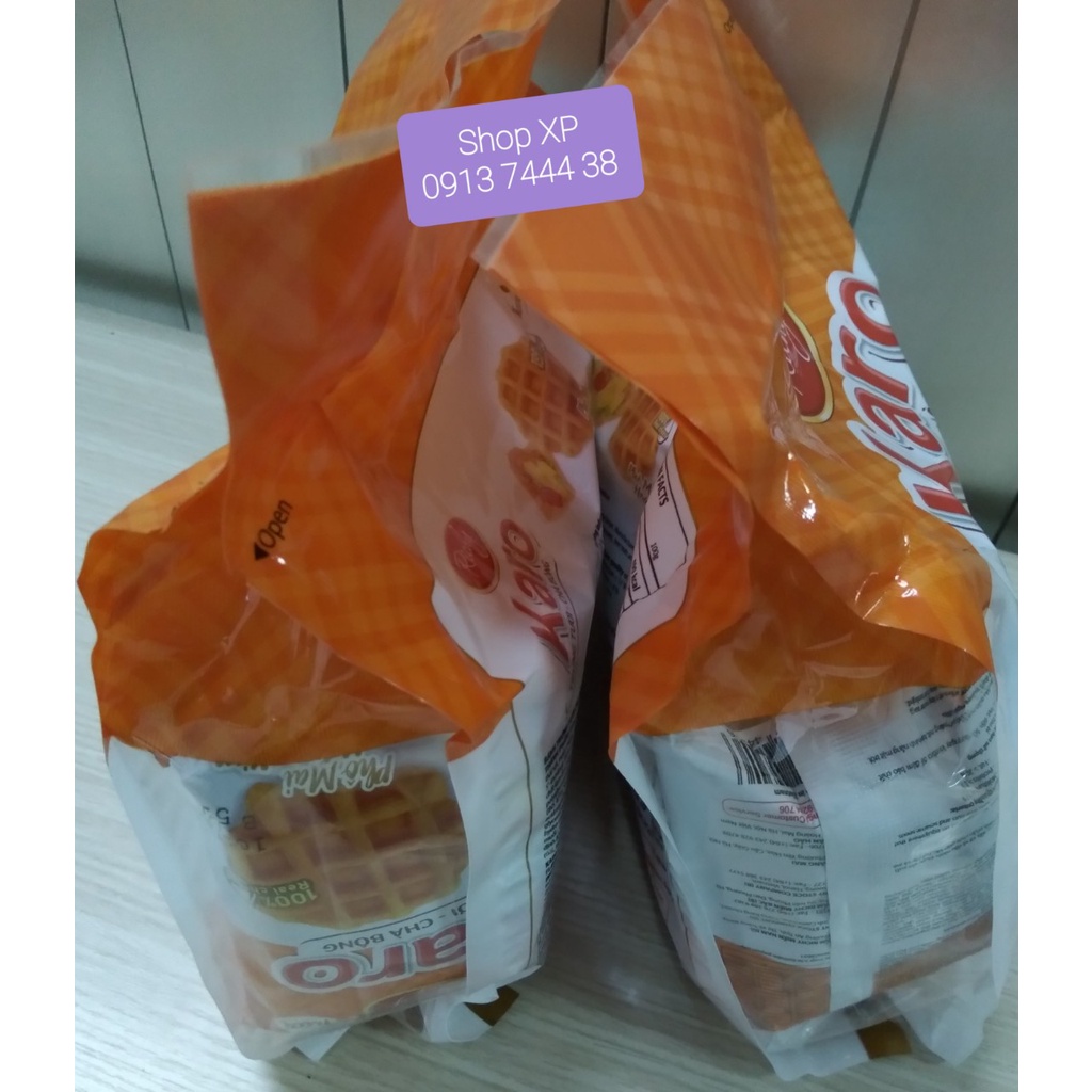 1 Thùng Bánh trứng tươi  Chà Bông Phô Mai  Karo Richy gồm 12 túi 1.872g