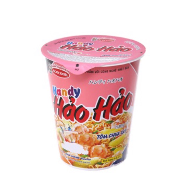 Thùng 24 ly Hảo Hảo tôm chua cay 67g (24 ly x 67g)