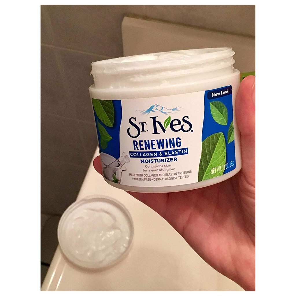 Kem Dưỡng Ẩm Da St.Ives Renewing Collagen & Elastin Moisturizer 283g