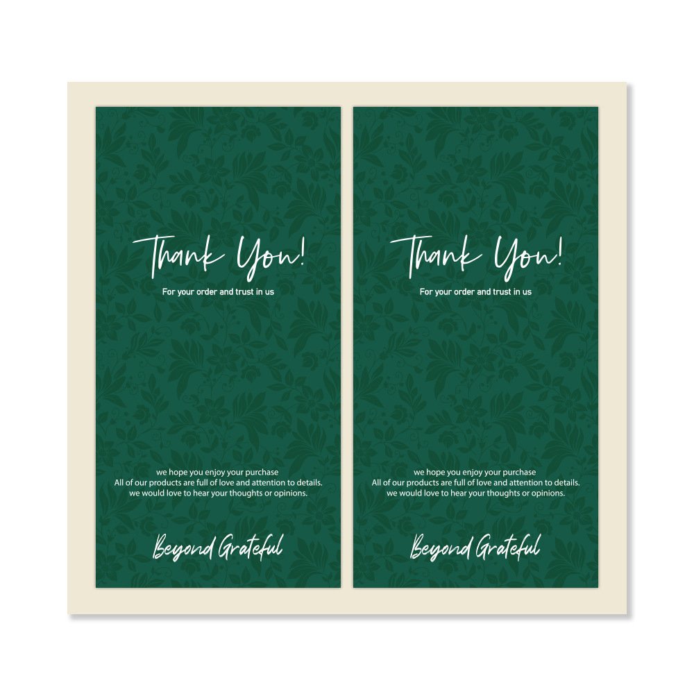 Set 50 tem Thank You decal niêm phong hộp quà TE01, sticker cám ơn dán hộp đóng hàng màu đẹp