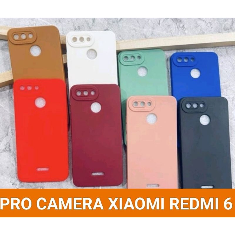 Ốp Điện Thoại Tpu Silicon Mềm Hình Máy Ảnh 3D Màu Kẹo Cho Xiaomi redmi 6