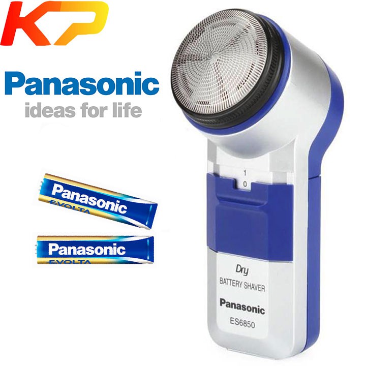 Máy cạo râu Panasonic ES6850  kèm 2 viên AA EVOLTA