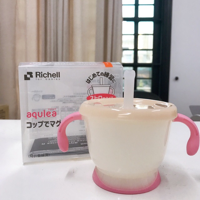 Cốc tập uống 3 giai đoạn Richell - hàng Nhật chính hãng