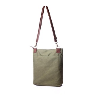 Túi đeo chéo canvas basic trơn