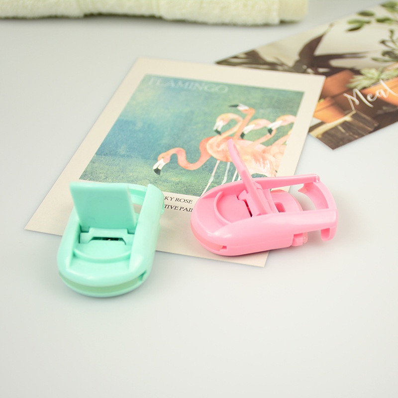 [Hàng mới về] Dụng cụ bấm cong mi bằng nhựa ABS mini lâu trôi