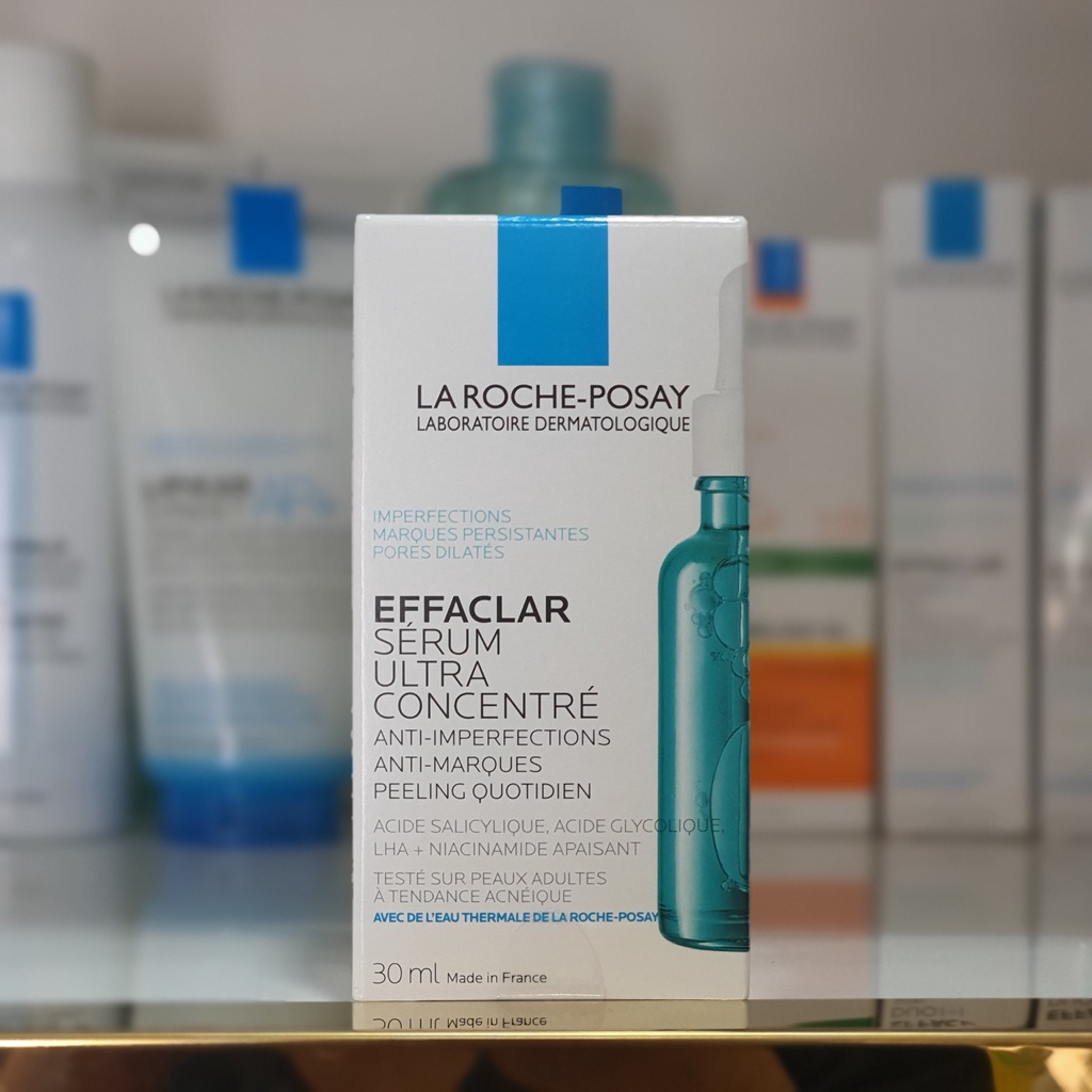 Tinh chất  La Roche Posay Effaclar Serum 3 tác động giảm mụn,Thâm Sau Mụn Và Lỗ Chân Lông To 30ml