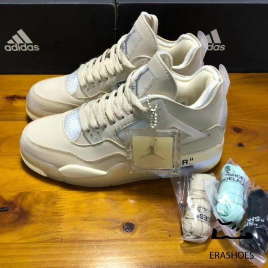Giày Jordan 4 kem Full Box Phụ Kiện Bản SlÊU CẤP [Fullbox] | BigBuy360 - bigbuy360.vn