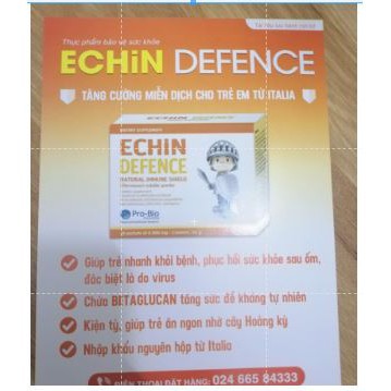 Echin Defence - Thực phẩm bảo về sức khỏe cho bé - Hộp 14 gói x 4 gam