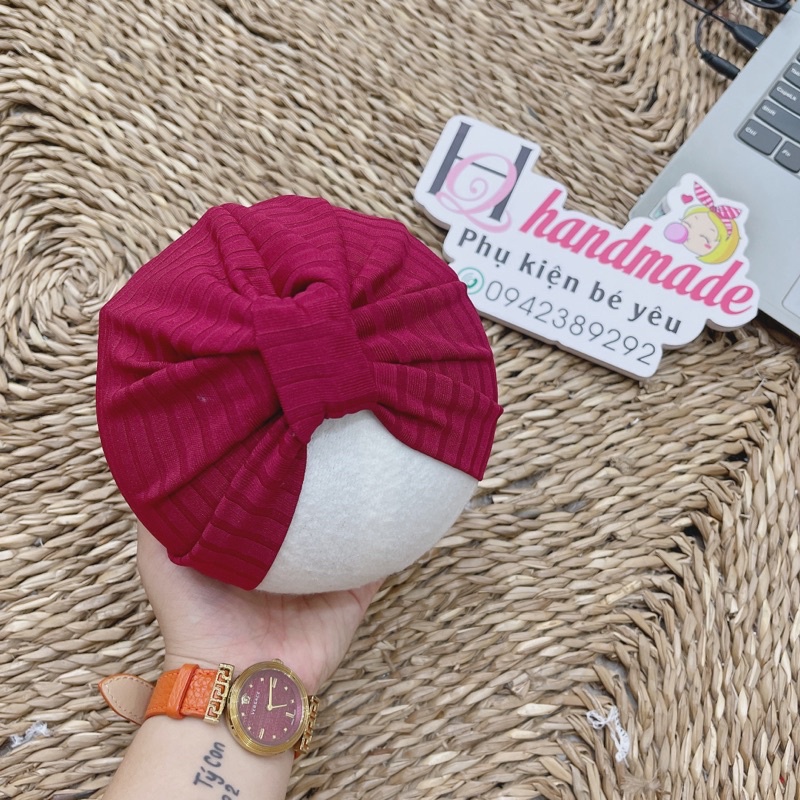 Mũ vải thun lạnh cho bé - mũ turban cute