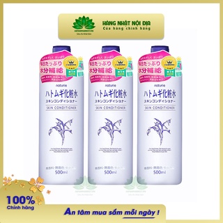 Nước Hoa Hồng Ý Dĩ Hatomugi, Toner Hạt Ý Dĩ Hatomugi Naturie Skin Conditioner 500ml Nhật Bản