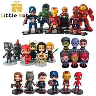 Mô Hình Marvel Mô Hình Avenger Siêu Anh Hùng Chibi