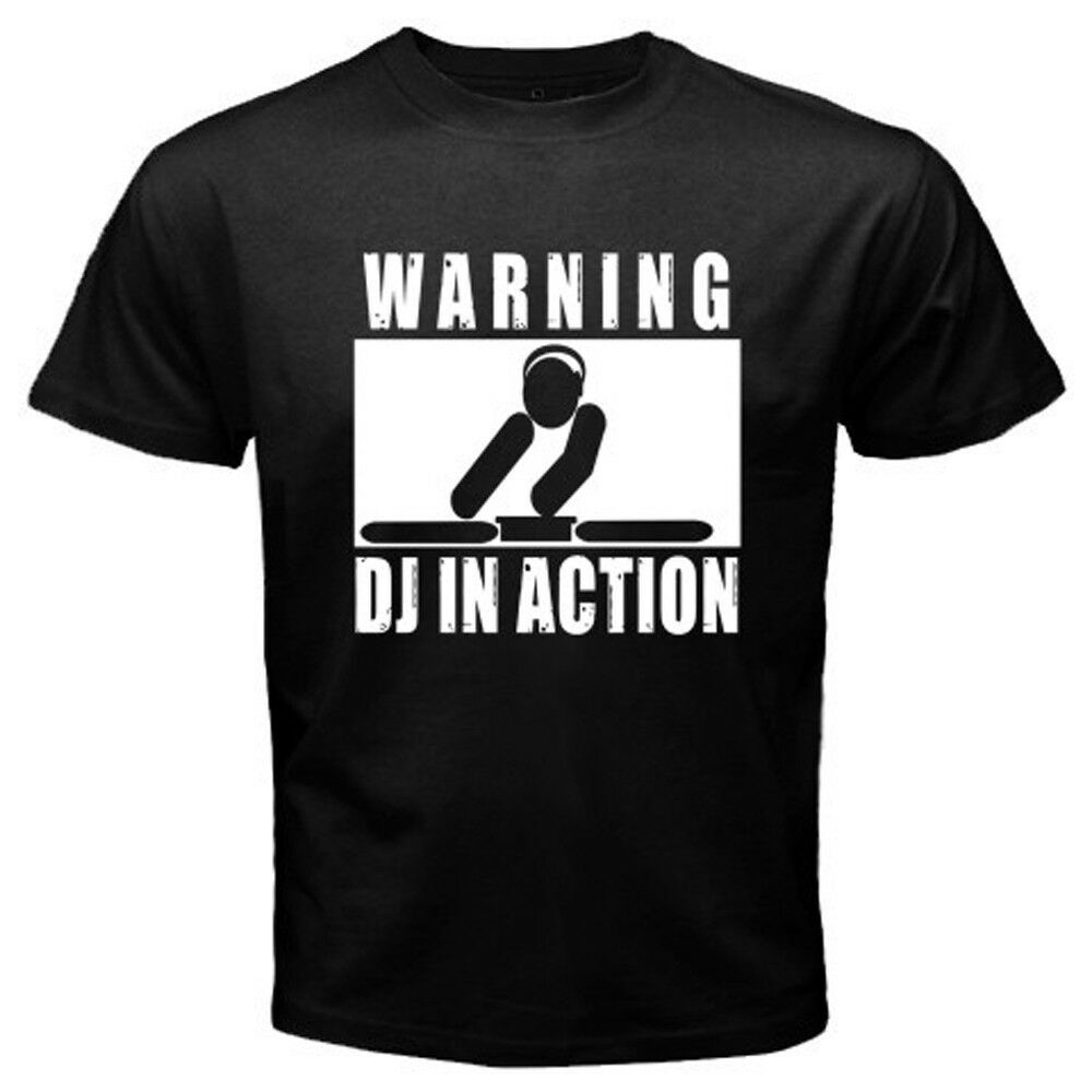 Dj Armin Van Buuren In Action Electro House Áo thun nam màu đen