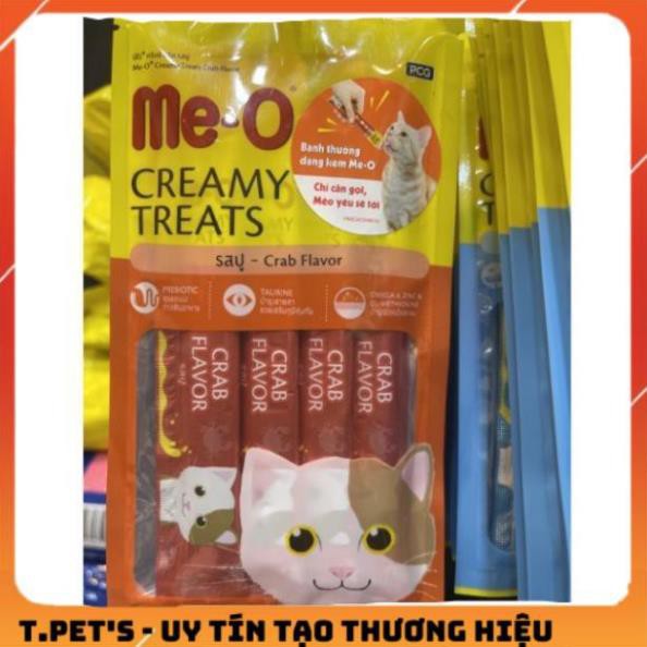 CREAMY TREAT (1 thanh 15gr) BÁNH THƯỞNG DẠNG KEM ME-O Pate súp thưởng cho mèo vâng lời