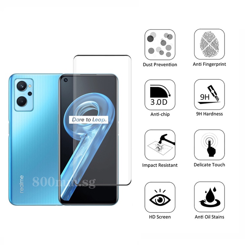 Ốp Điện Thoại Kính Cường Lực Cho Realme 9i Realme Narzo 50A 50i 30A GT Neo2 8 5G 7 Pro 8i 7i Realme C21Y C25S C25