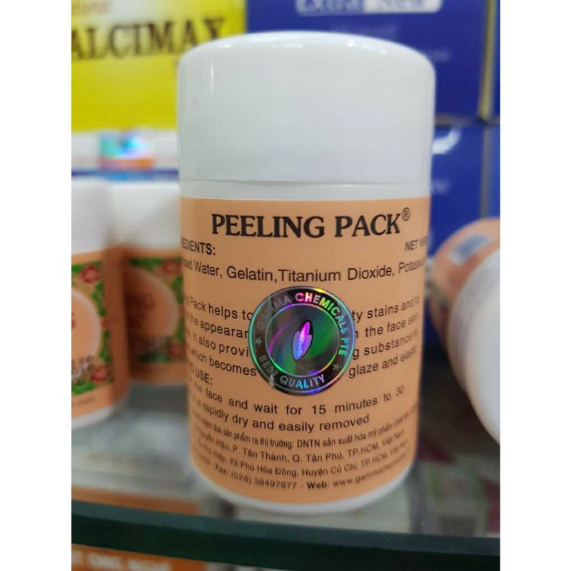 Gel Lột Mụn Peeling Pack ⚡ CAM KẾT CHÍNH HÃNG ⚡ Gel Foci lột tất cả loại mụn cám, mụn đầu đen, trứng cá