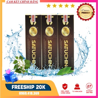 ✅CAM KẾT CHÍNH HÃNG - SATUCHIN (Hộp 3 tuýp sủi) – Viên sủi trĩ chiết xuất từ hoa hòe