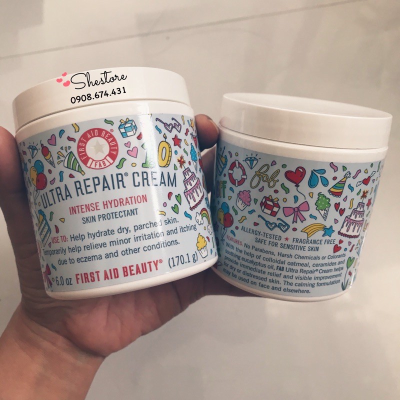 Kem dưỡng First Aid Beauty ULTRA REPAIR CREAM INTENSE HYDRATION 226gr