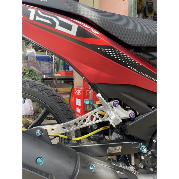 Full bộ gác chân Malay và pass cho Ex150/155/Winner/Sonic