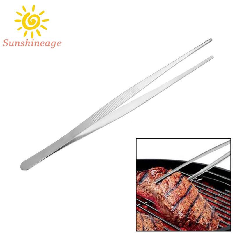 Quality BBQ Barbecue Stainless Steel Buffet Anticorrosion Rust Tool Gadge Tongs