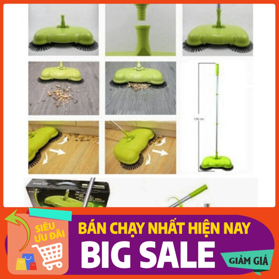 [FREE SHIP] 💥[FREESHIP]💥Chổi Quét Nhà Hút Bụi Tự Động Thông Minh Quay 360 Độ - Lau sạch mọi ngóc ngách trong nhà 💥SIÊ