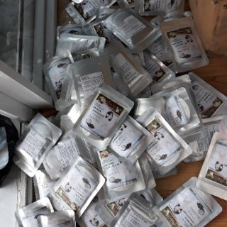 Combo 10 gói cám gạo tắm trắng cafe