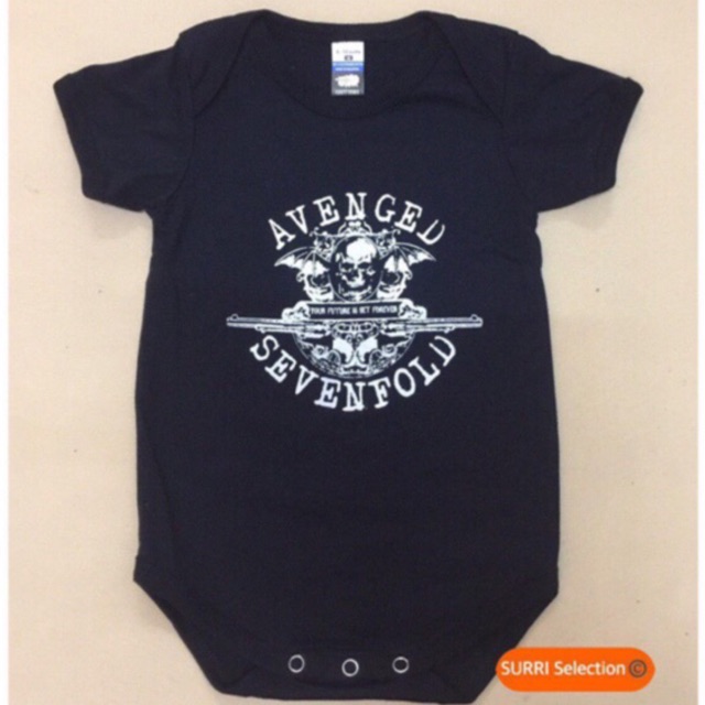 AVENGED SEVENFOLD BAND A7X BÉ ROMPER BÉ ÁO BÉ Áo liền quần BABY ONE PIECE 0YP7