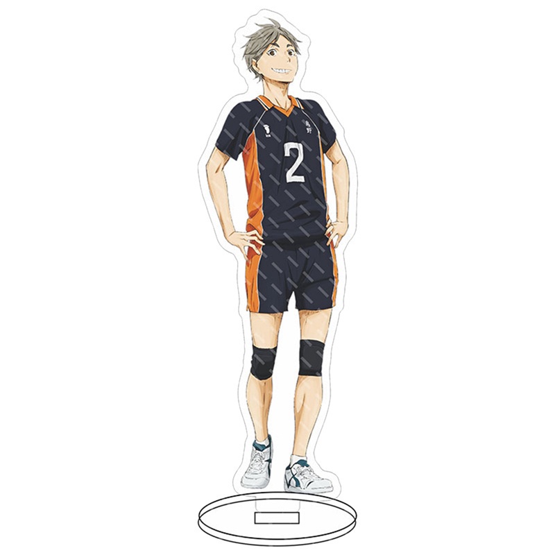 Mô hình acrylic nhân vật hoạt hình Haikyuu trang trí bàn