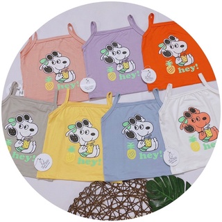 áo hai dây thun lạnh cho bé gái 8-18kg