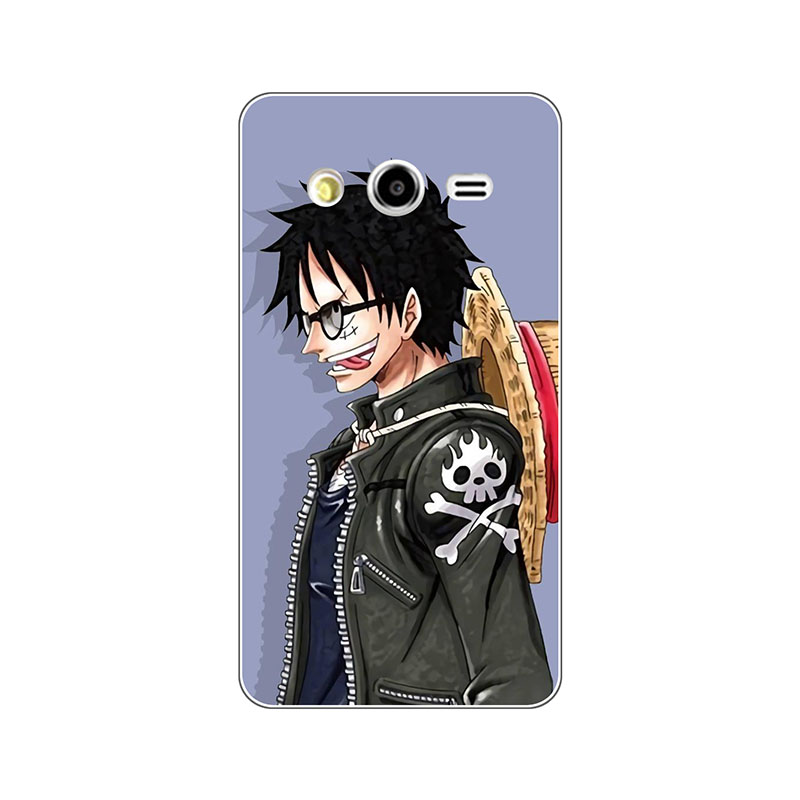 Ốp điện thoại mềm in hình Luffy Zoro One Piece cho Samsung Galaxy Core 2 Duos G355H G3559 G3556D 4.5"