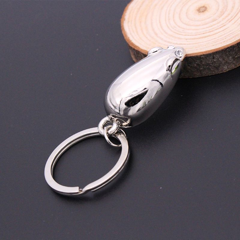 Móc Khóa Kim Loại Hình Chuột Dễ Thương