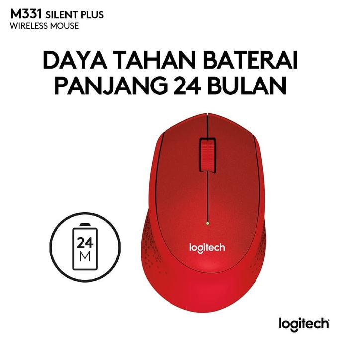 Chuột không dây Logitech M331 Silent Plus 100% chính hãng màu xanh dương