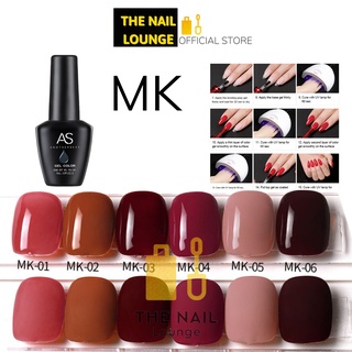 Sơn gel AS mã MK chai đen 15ml chính hãng