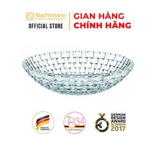 Đĩa pha lê Nachtmann Bossa Nova 30cm, chính hãng Đức, an toàn cho sức khỏe, sang trọng, chống xước