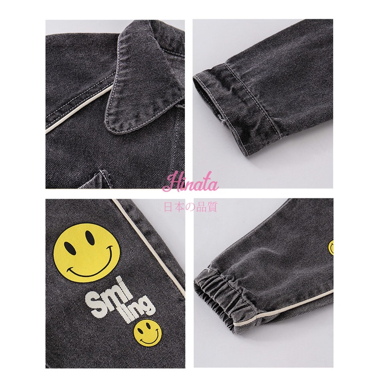 Set Jean cho bé gái Hinata BF44