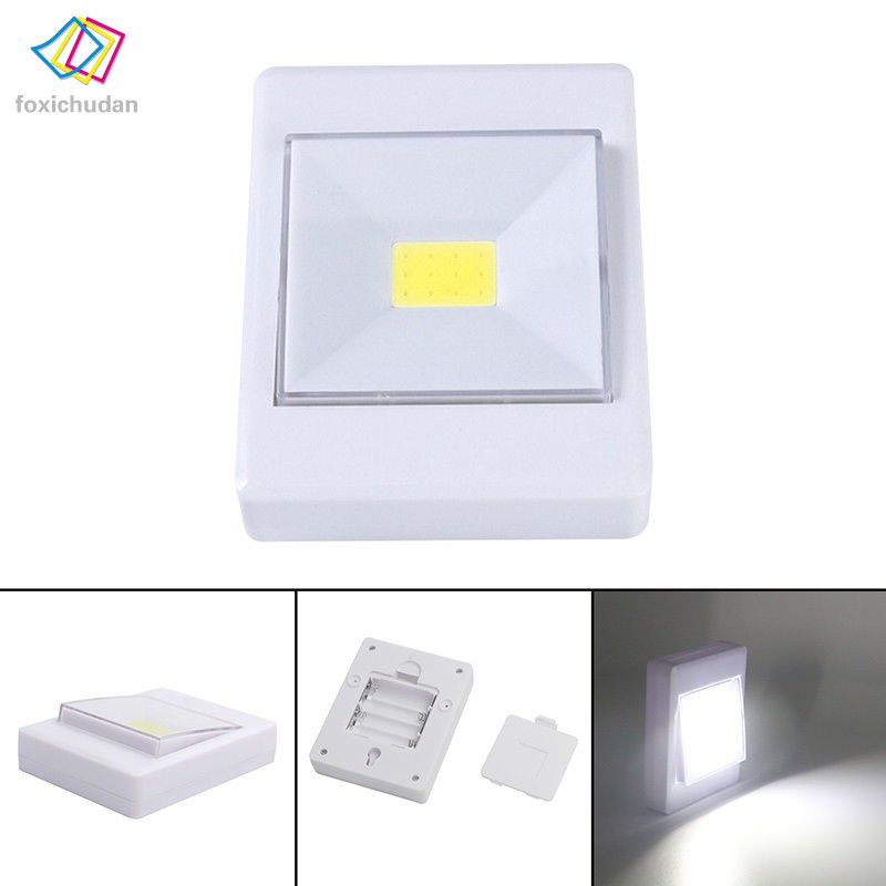 Đèn LED fcd 3W COB không dây chạy bằng pin gắn tường tiện lợi