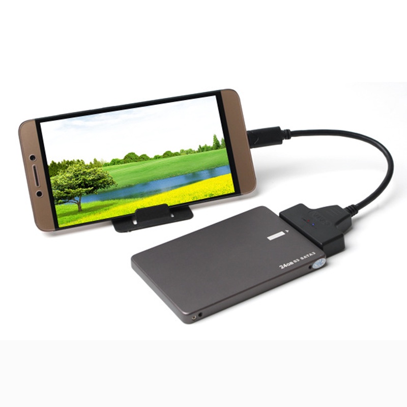 Đầu chuyển đổi USB 3.1 Type C (USB C / Thunderbolt 3 tương thích) sang SATA III 2.5in