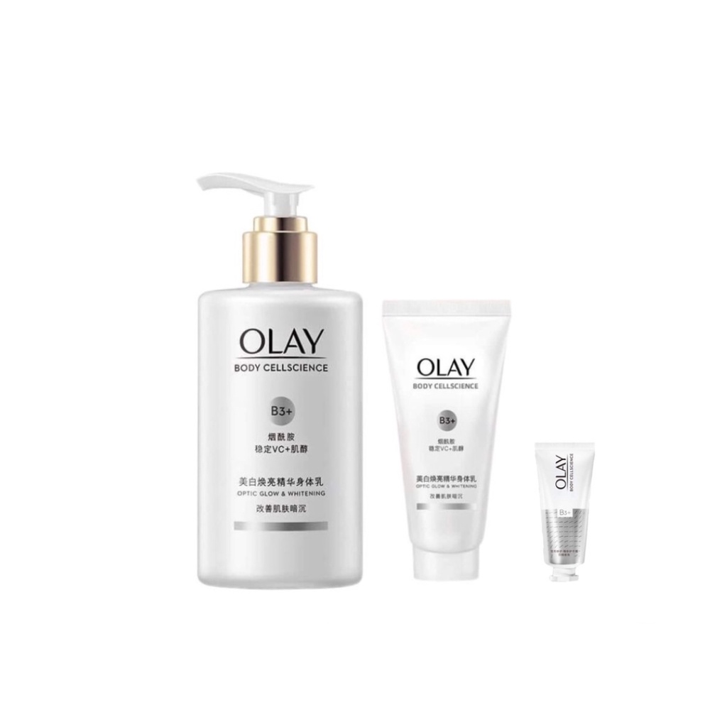 Sữa tắm & dưỡng thể trắng da OLAY Optic Glow & Brightening B3 Niacinamide Vitamin C