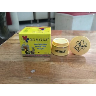 Kem ngừa mụn mờ vết thâm trắng da Oly Max GT 9g