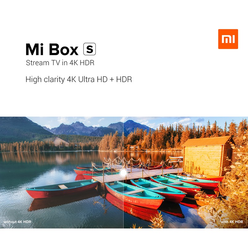 [BH12T, QTế] Tivi box Xiaomi Mibox S 4K I Mi TV Stick Tiếng Việt tìm kiếm giọng nói - Hàng chính hãng